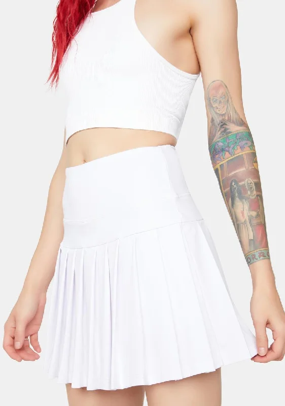 Women's High-End Clothing Innocent Love Match Pleated Skirt