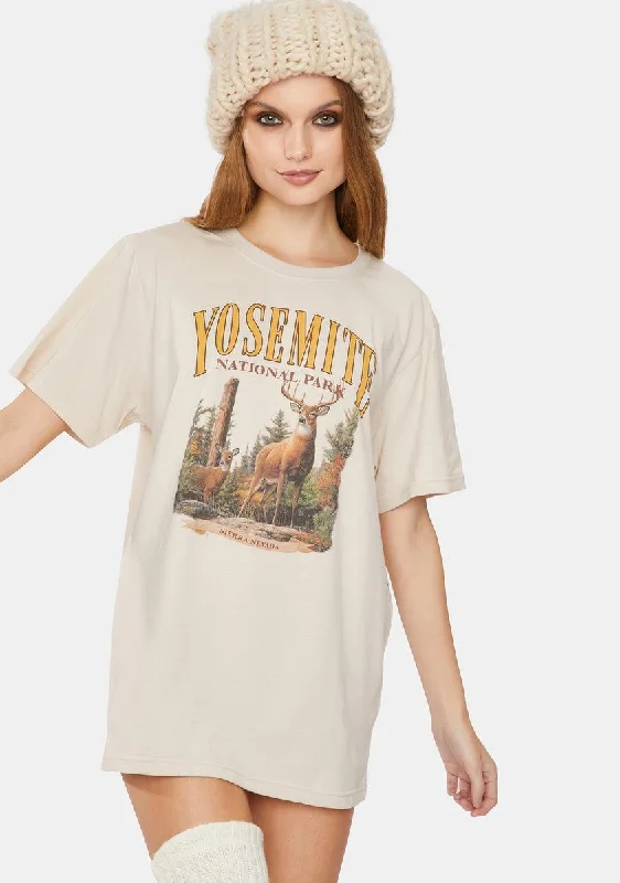 Women's Clothing Outfit Set Yosemite National Park T Shirt