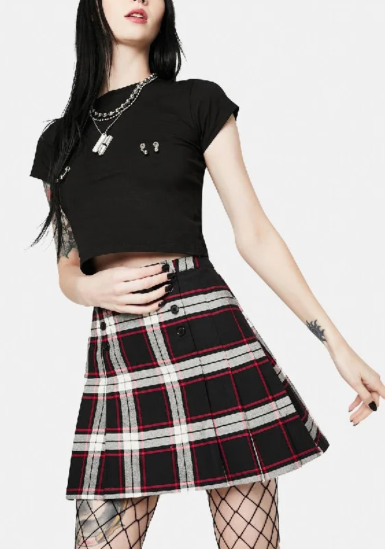 Chic Clothing For Women Vivienne Plaid Mini Skirt