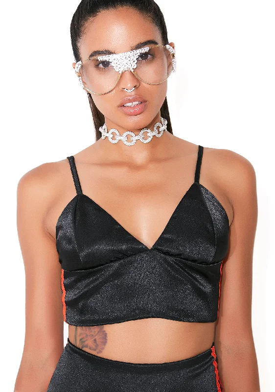 Women's Casual Apparel Midnight Silk Kitten Bralette