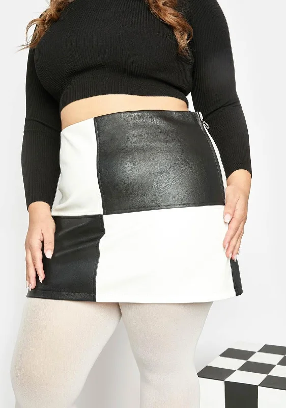 Women's Vintage-Inspired Clothing Plus Leader Of The Pack Mini Skirt