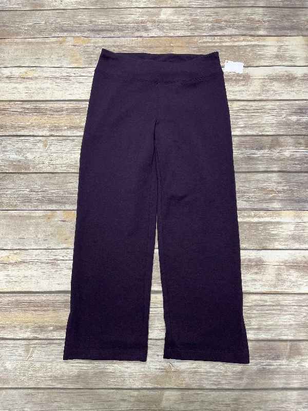 Women's Cozy Winter Attire Athletic Pants By J. Jill In Purple, Size: Xs