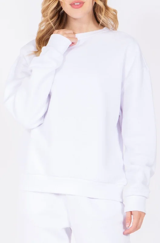 Stylish Women's Outfit Oversized Crewneck Sweatshirt