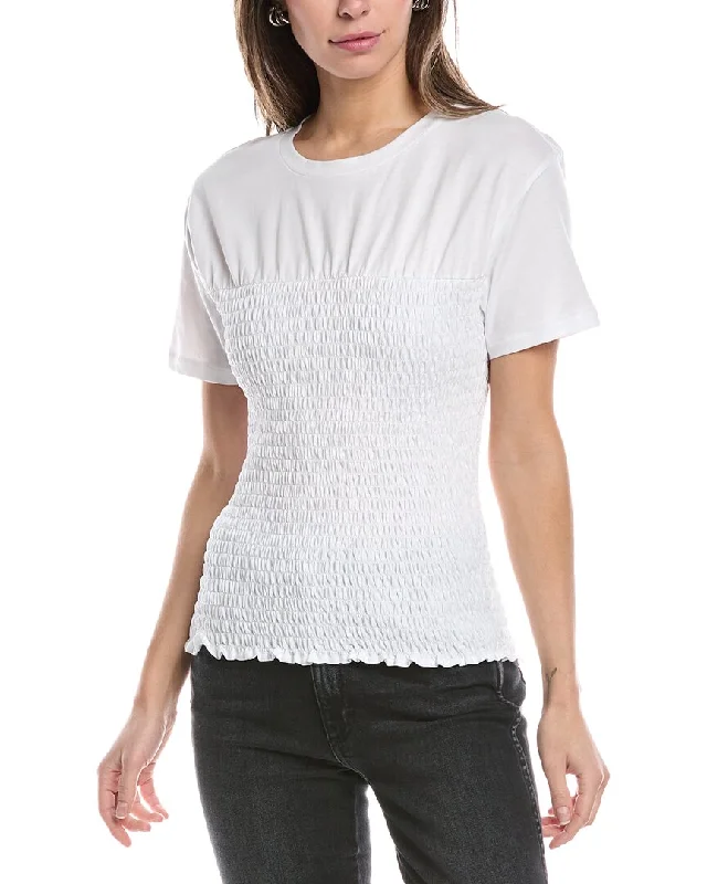 Stylish Women's Outerwear Apparel rag & bone Smocked T-Shirt