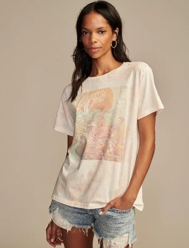 Women's Office Outfit Lucky Brand Women's Grateful Dead Skeleton Horse Boyfriend Tee