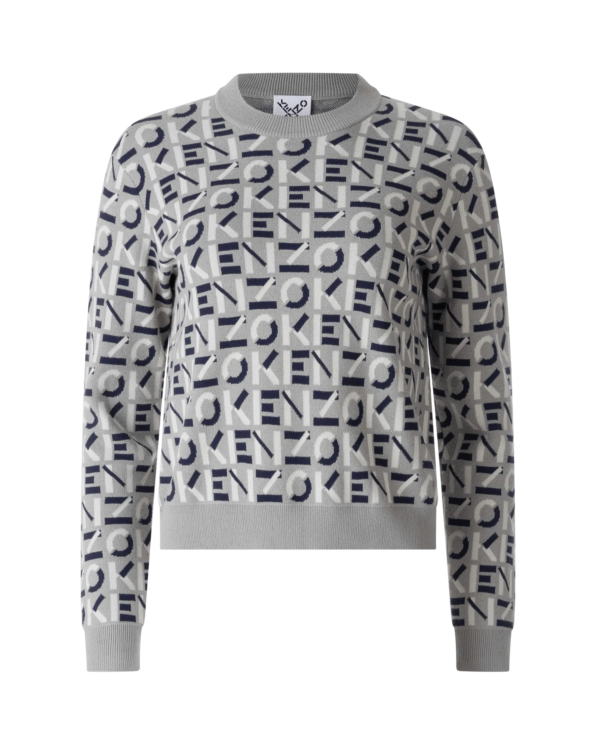 Chic Clothes For Women Monogram Jacquard Sweater