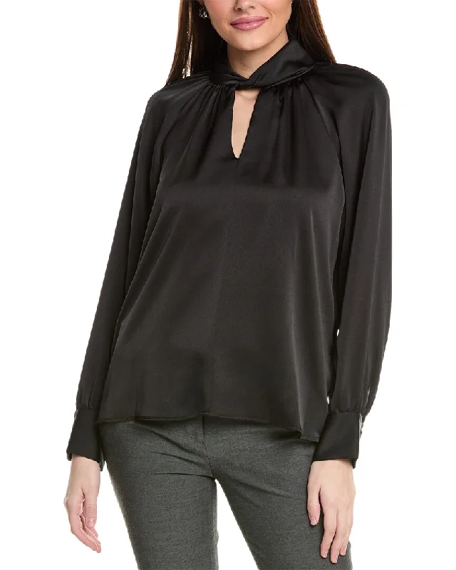 Women's Everyday Garments Vince Camuto Twist Neck Raglan Blouse