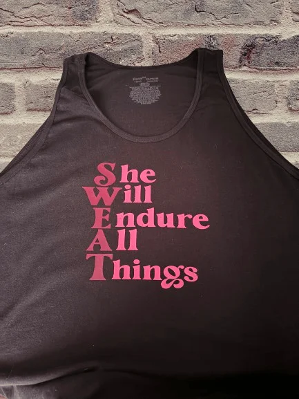 Women's Stylish Outdoor Outfit SWEAT MOTIVATIONAL TANK