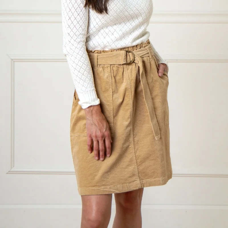 Timeless Women's Garments Organic Cinch Waist Cord Skirt