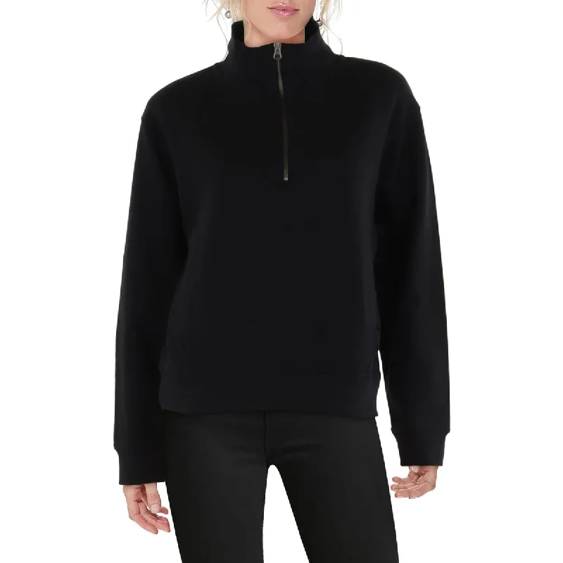 Modern Women's Clothes Womens Pullover 1/2 Zip Sweatshirt