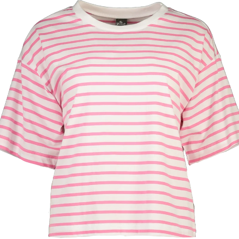 Casual Clothes For Women Pink Stripe T-Shirt