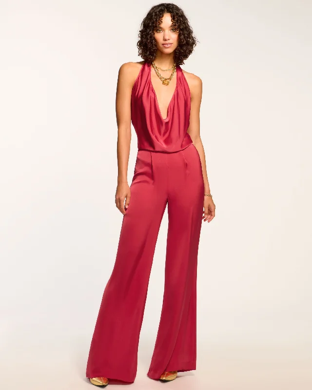 Women's Apparel And Garments Harriet Halter Jumpsuit