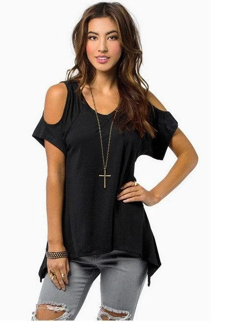 Women's Romantic Outfit THE COLD SHOULDER TEE