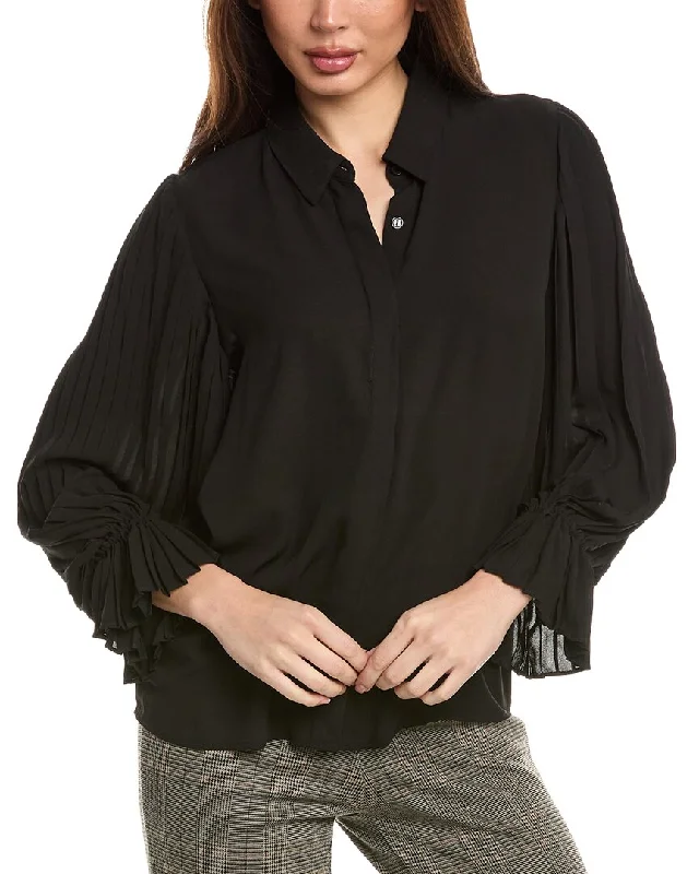 Women's Athletic Apparel T Tahari Button Down Blouse