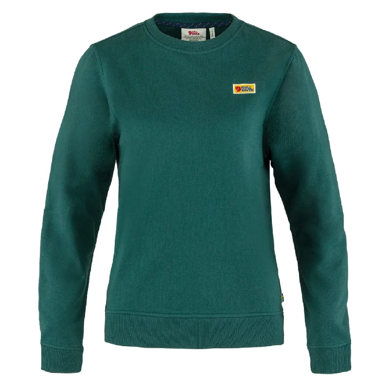 Women's Activewear Garments Fjallraven Womens Vardag Sweater Arctic Green