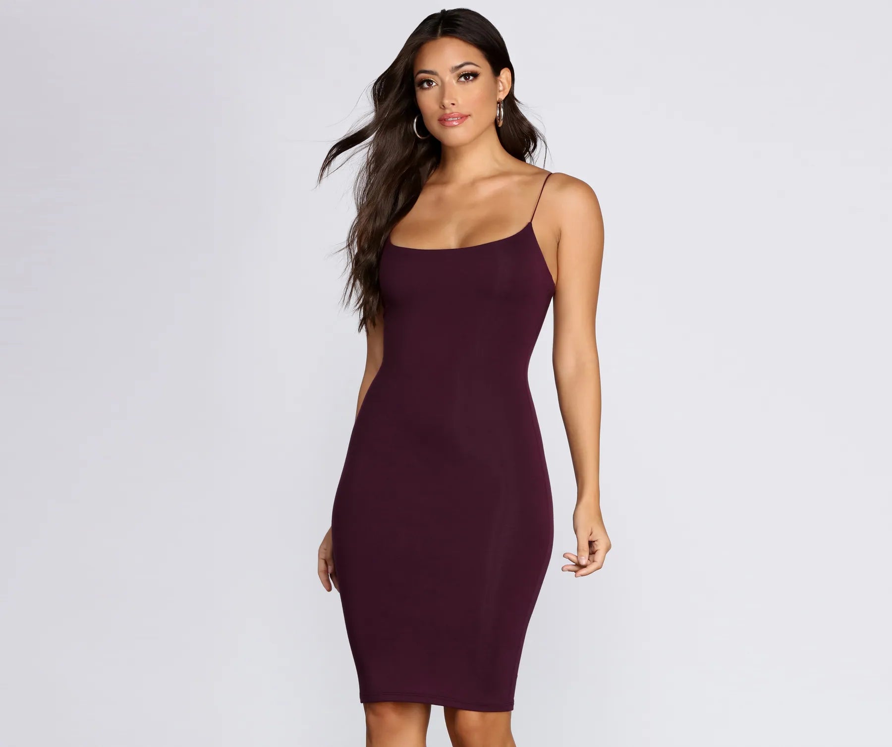 Women's Elegant Apparel Only The Essentials Midi Dress