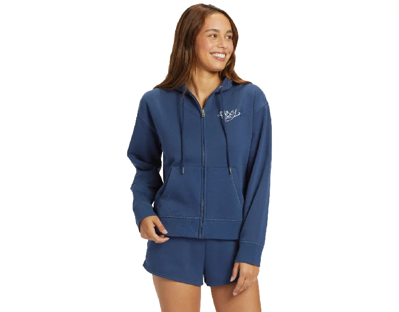 Women's Trendy Attire Roxy Evening Hike Zip Up Hoodie