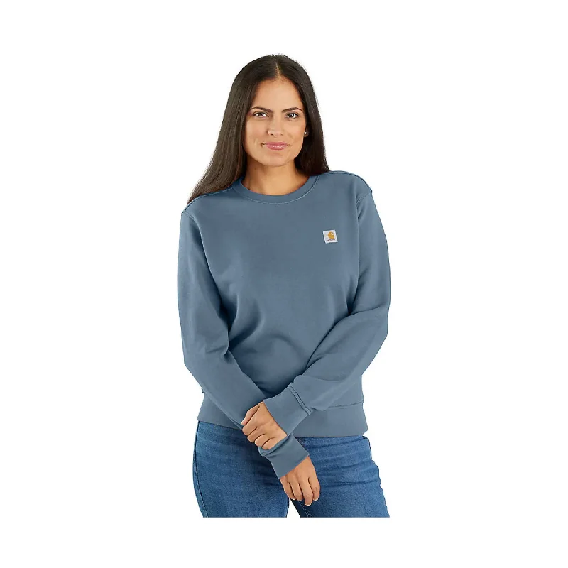 Modern Women's Attire Carhartt Women's Tencel Fiber Series Relaxed Fit French Terry Crewneck Sweatshirt - Thundercloud