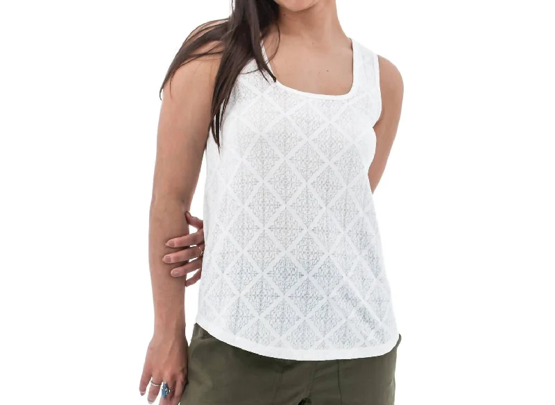 Classic Clothes For Women Maitland Tank Top In White