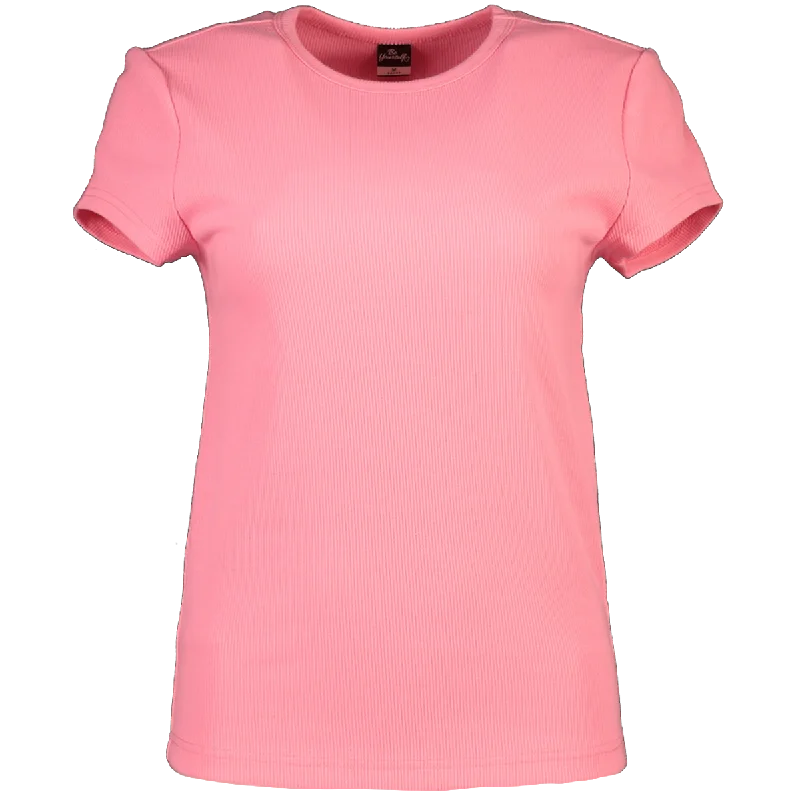 Comfortable Women's Clothes Rib T-Shirt