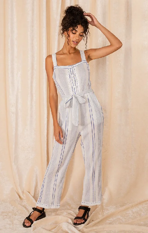 Women's Cozy Outfit For Lounging Aerywna Belted Jumpsuit