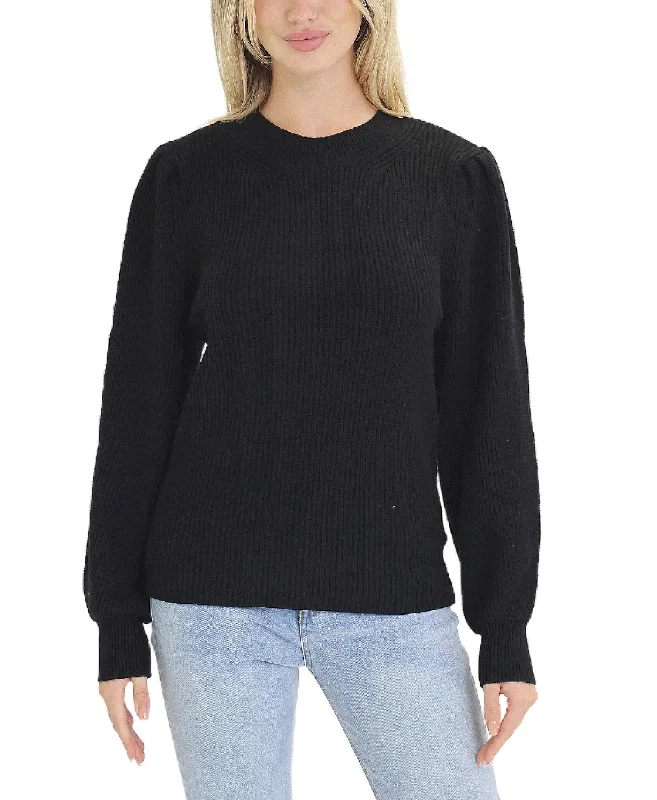 Affordable Luxury Women's Garments Sweater w/ Balloon Sleeves