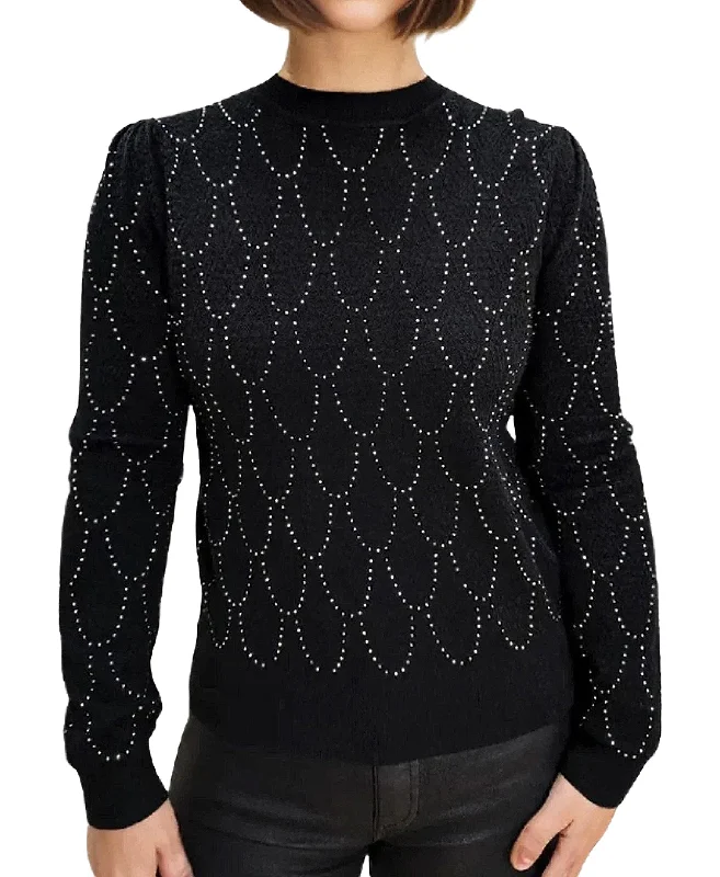 Women's Trendy Garments Crystal Accent Sweater