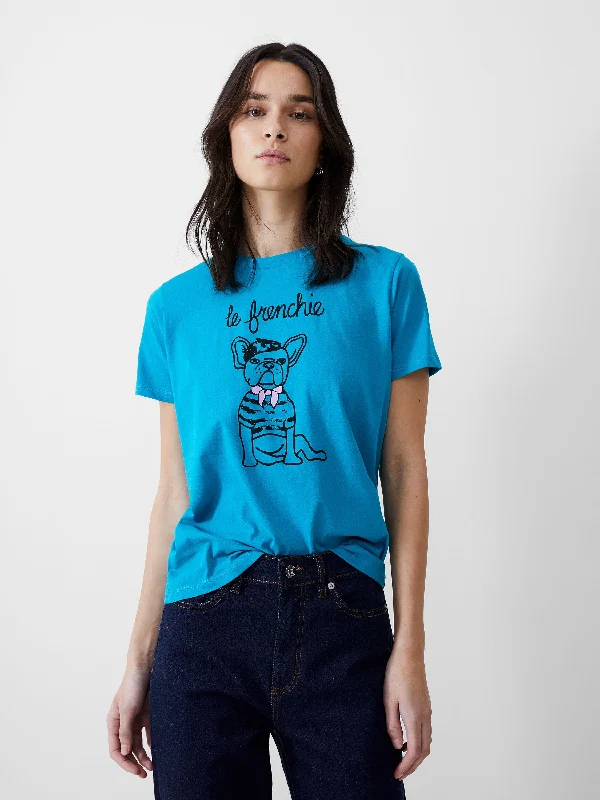 Women's Elegant Garments Frenchie Graphic T-Shirt