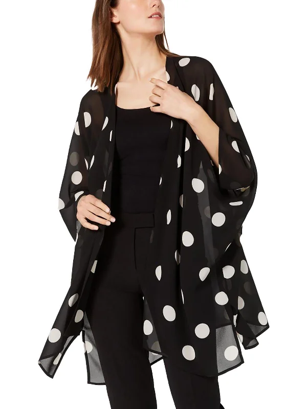 Women's Tops And Clothing Womens Chiffon Polka Dot Blouse