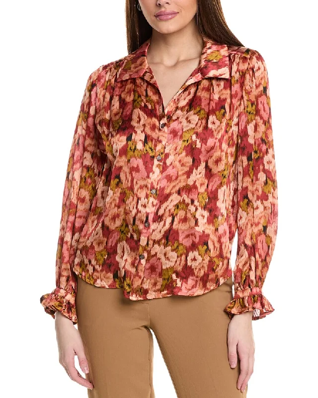 Chic Women's Garments Vince Camuto Collared Button-Down Blouse