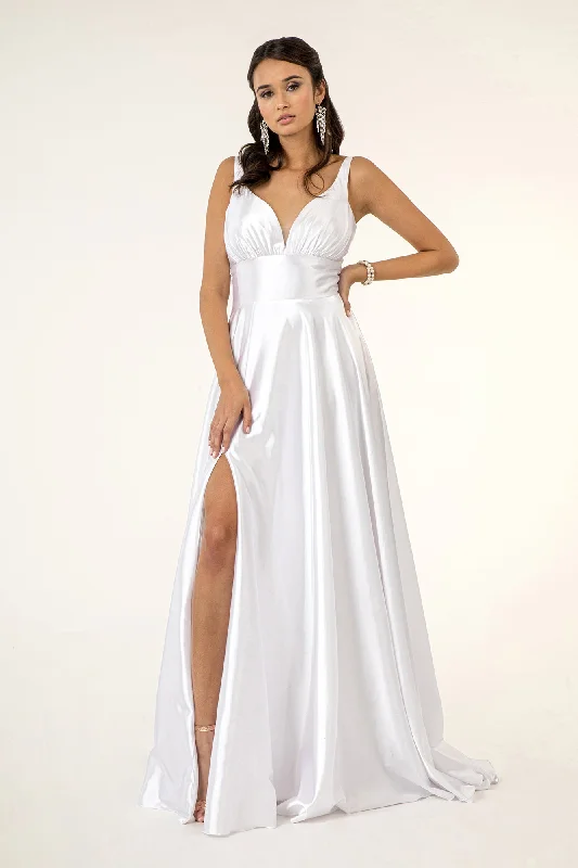 Women's Vacation Clothes A Line Long Wedding Dress