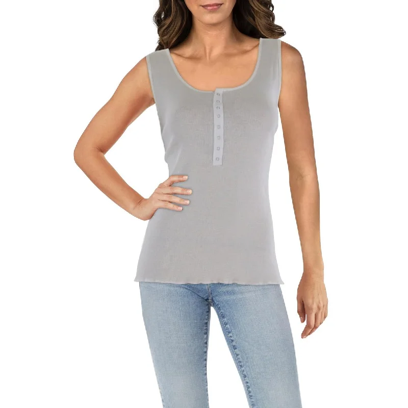 Women's Sports Apparel Womens Henley Cami Tank Top