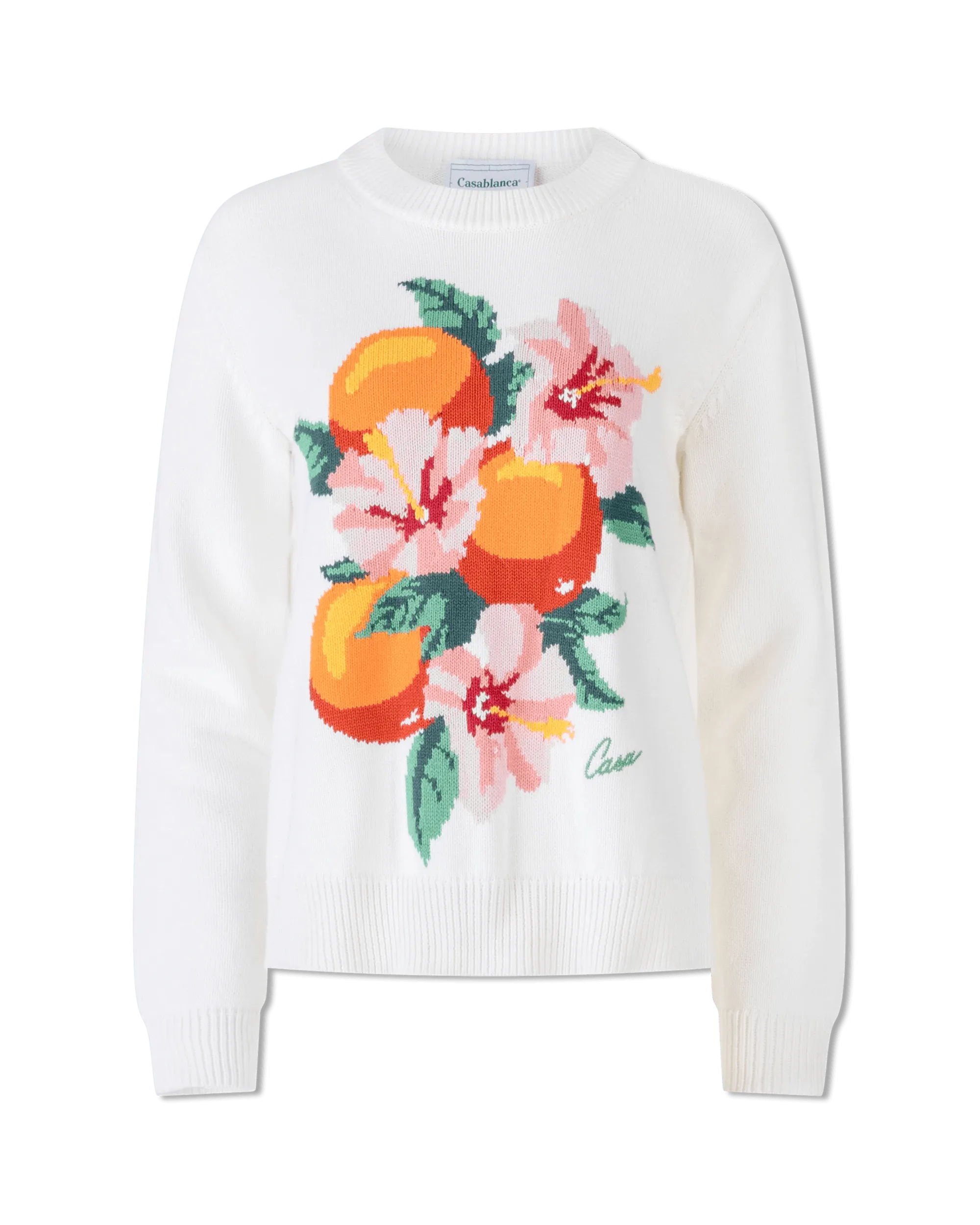 Women's Casual Apparel For Weekends Kapalia Oranges Crewneck Sweater