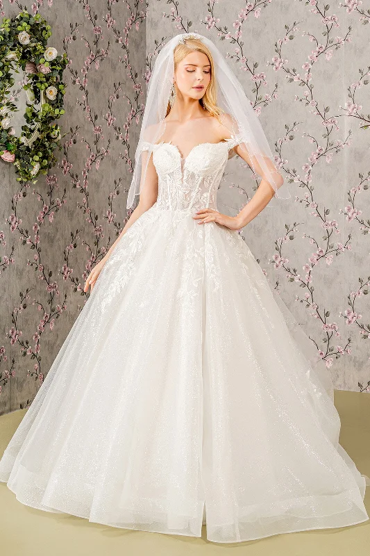 Women's Casual Wear Clothing Long Bridal Gown A Line Wedding Dress