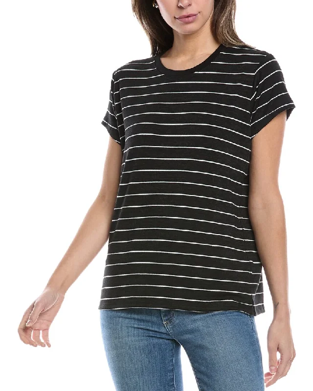 Women's Activewear Apparel rag & bone The Knit Stripe T-Shirt