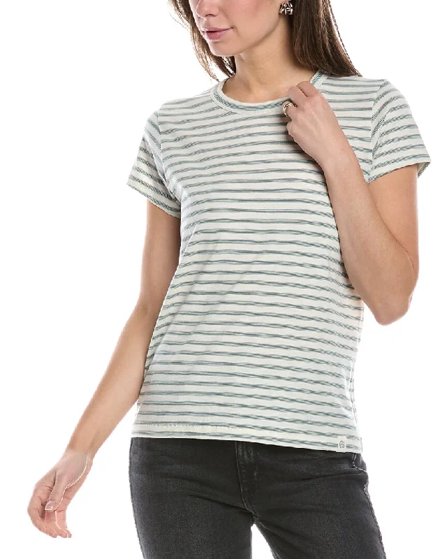 Women's Athletic Apparel rag & bone The Slub Stripe T-Shirt