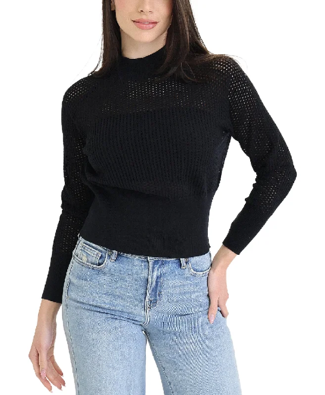 Women's Holiday Attire Knit Sweater w/ Holes