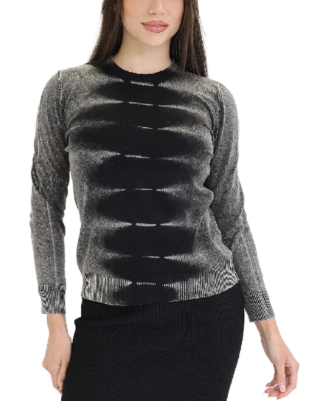 Plus-Size Women's Garments Tie Dye Sweater