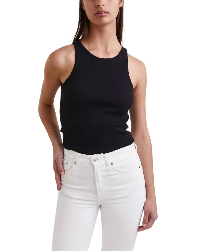 Vintage-Inspired Women's Clothes Amani Tank Top In Black