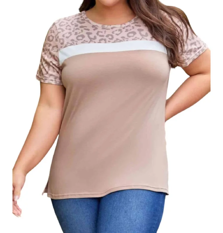 Affordable Women's Clothes Simply Sidney Tee In Dust Storm