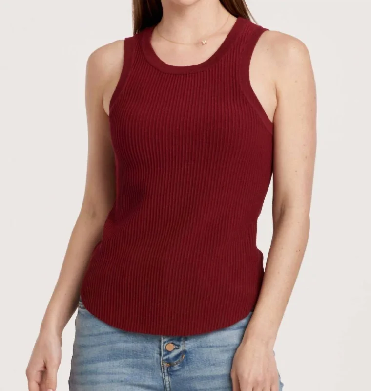 Women's Chic Apparel Cora Tank In Compote