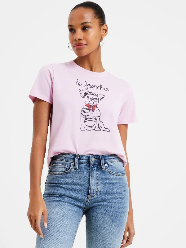 Vintage-Inspired Women's Apparel Frenchie Graphic T-Shirt