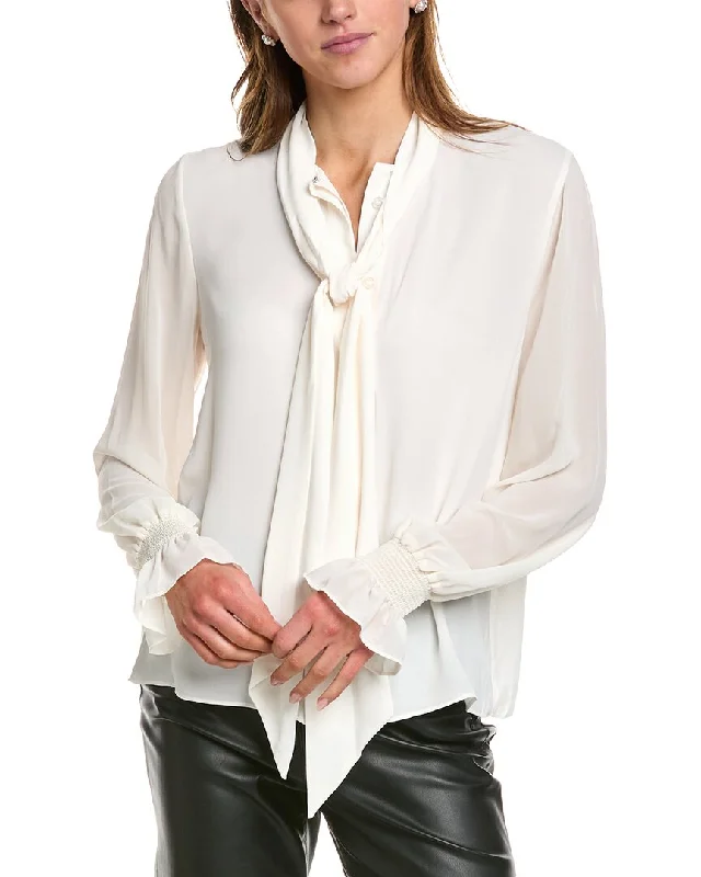 Women's Casual Garments BCBGMAXAZRIA Bow Blouse