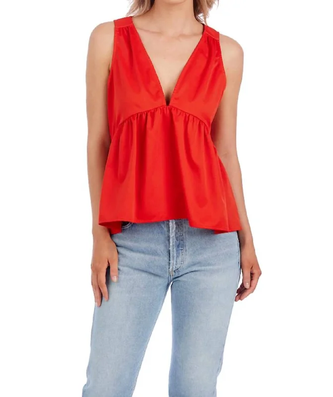 Women's Date Night Outfit Windsor Tank In Maraschino