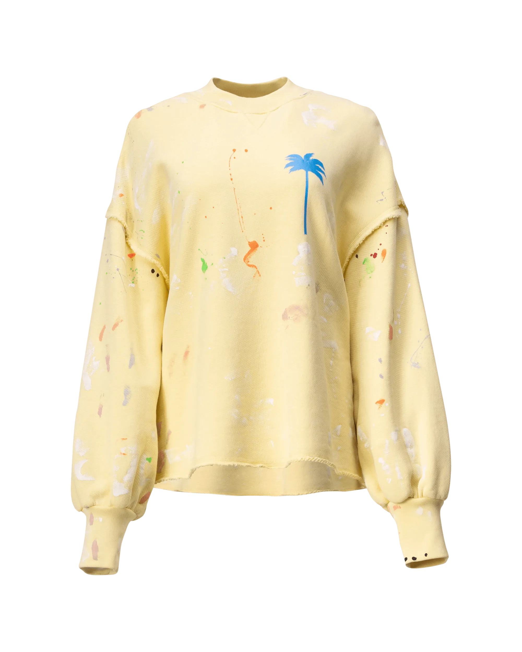 Classic Clothes For Women Splatter Painted Sweatshirt