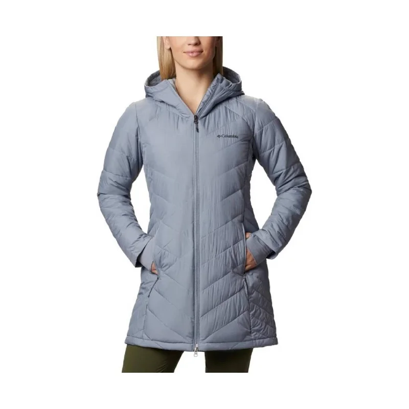 Women's Holiday Clothing Columbia Women's Heavenly Long Hooded Jacket - Tradewinds Grey