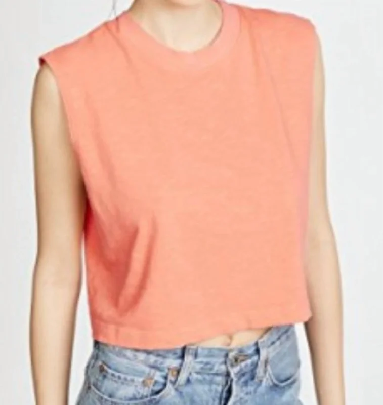 Women's Formal Clothes Tokyo Crop Muscle Tank In Coral