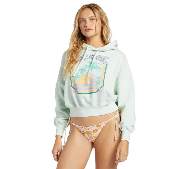 Women's Vintage-Inspired Outfit Billabong All Time Fleece Pullover Sweatshirt