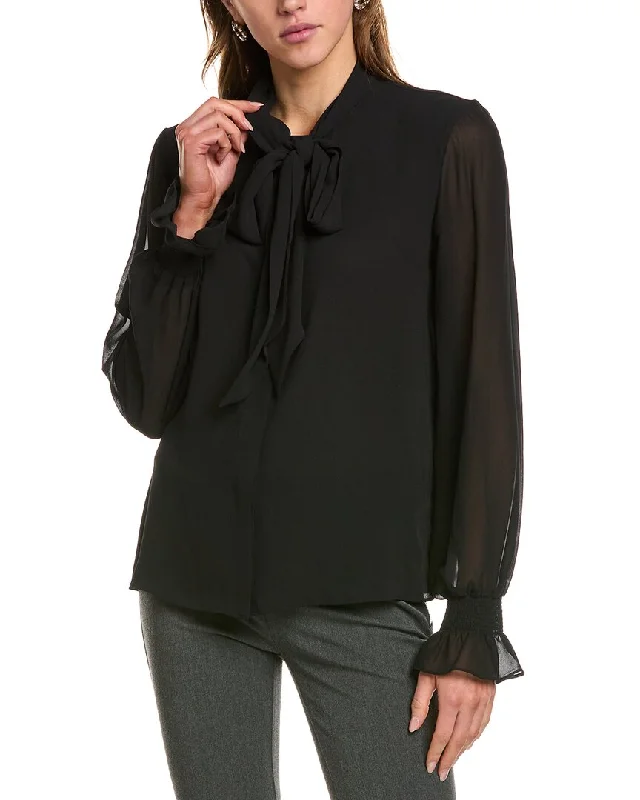 Women's Comfortable Apparel BCBGMAXAZRIA Bow Blouse