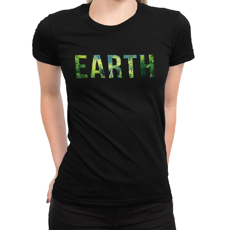 Women's Cozy Winter Attire Earth Women's Tee